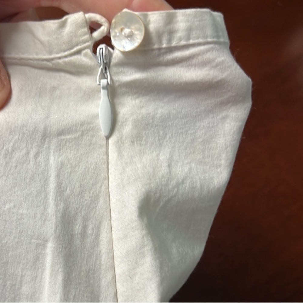 VTG Frivolous,M, Hand-Crafted, A-Line Percale-Feel Delicately Embroidered,EUC - Picture 7 of 10